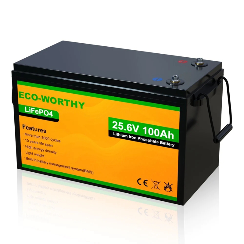 Batería LiFePO4 de 24 V y 120 Ah de ciclo profundo, batería recargable de  litio y fosfato de hierro BMS integrada protege la carga y descarga de alto