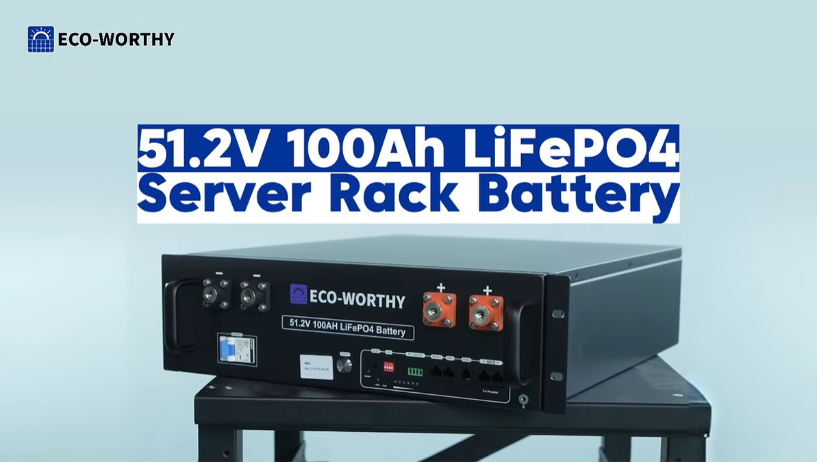 Batería de estante de servidor de 51.2V 100A de Eco Vanor | ¡Seguro, escalable y confiable!