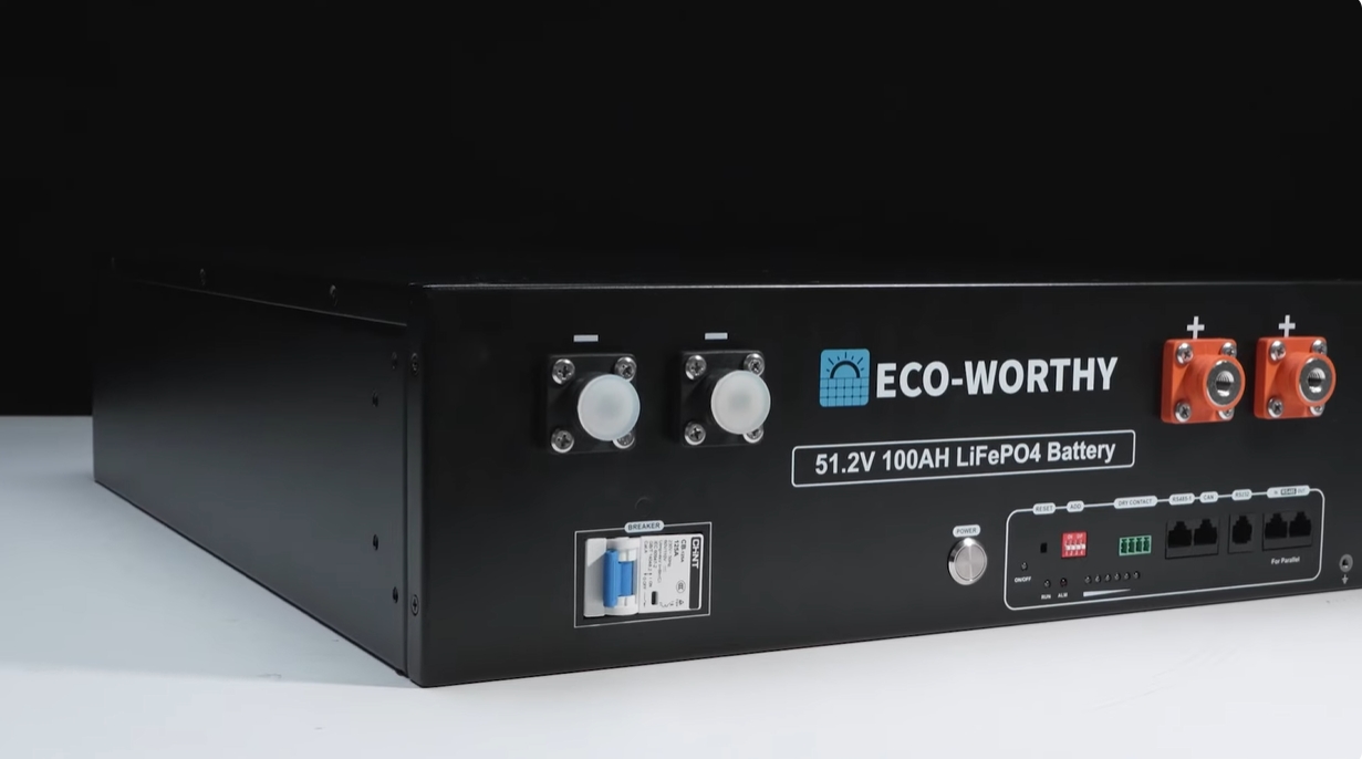 Guía de configuración de WiFi | Batería para rack de servidor ECO-WORTHY de 51,2 V y 100 Ah